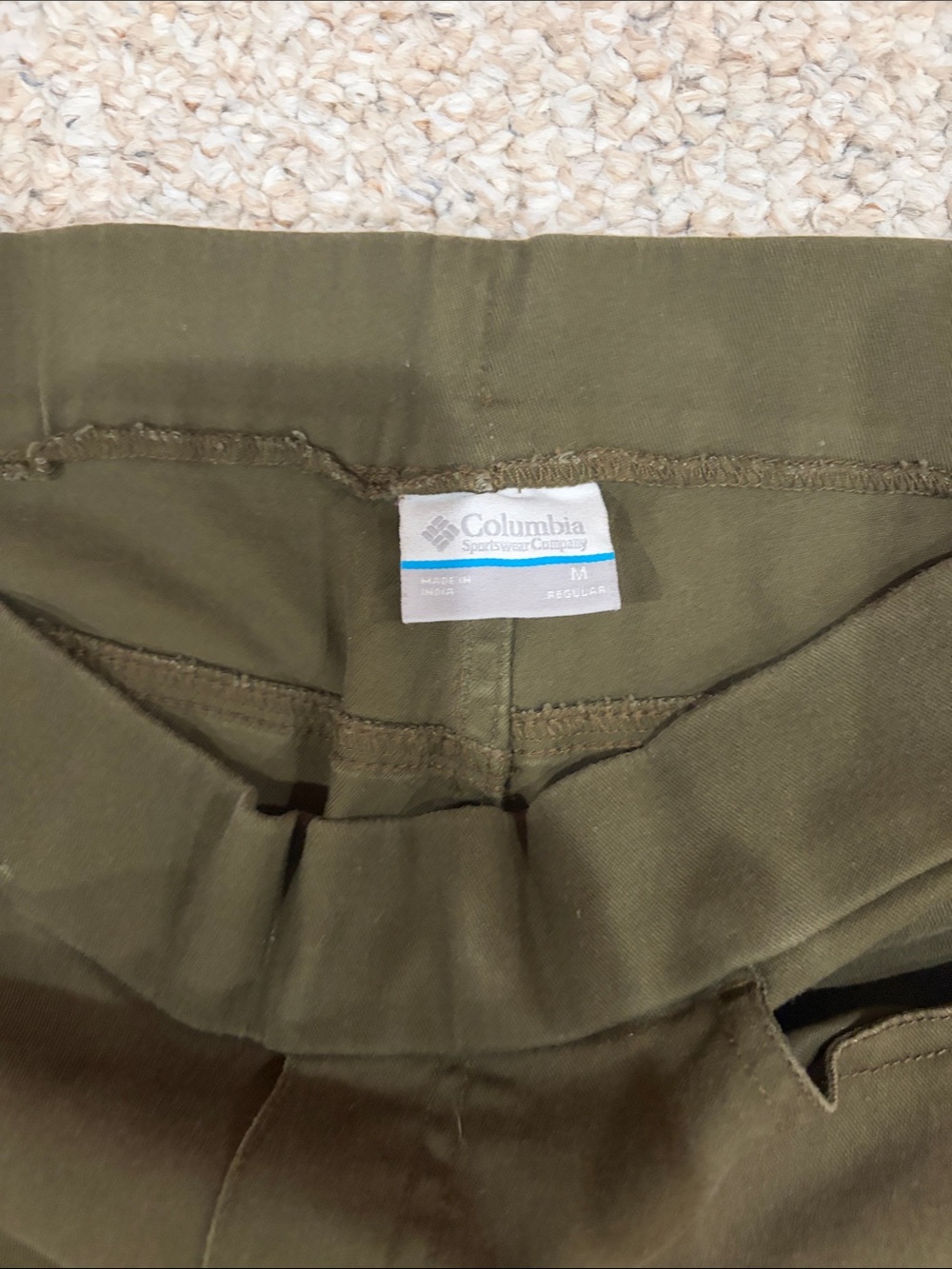 Columbia Olive Straight-Leg Women's Pants - Picture 2 of 3